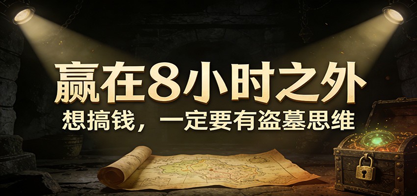 公众号付费文章《赢在8小时之外，想搞钱，一定要有盗墓思维》-皓哥创业笔记