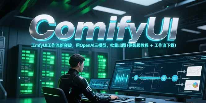 （15191期）ComfyUI工作流新突破，用OpenAI三模型，批量出图(保姆级教程+工作流下载)-皓哥创业笔记