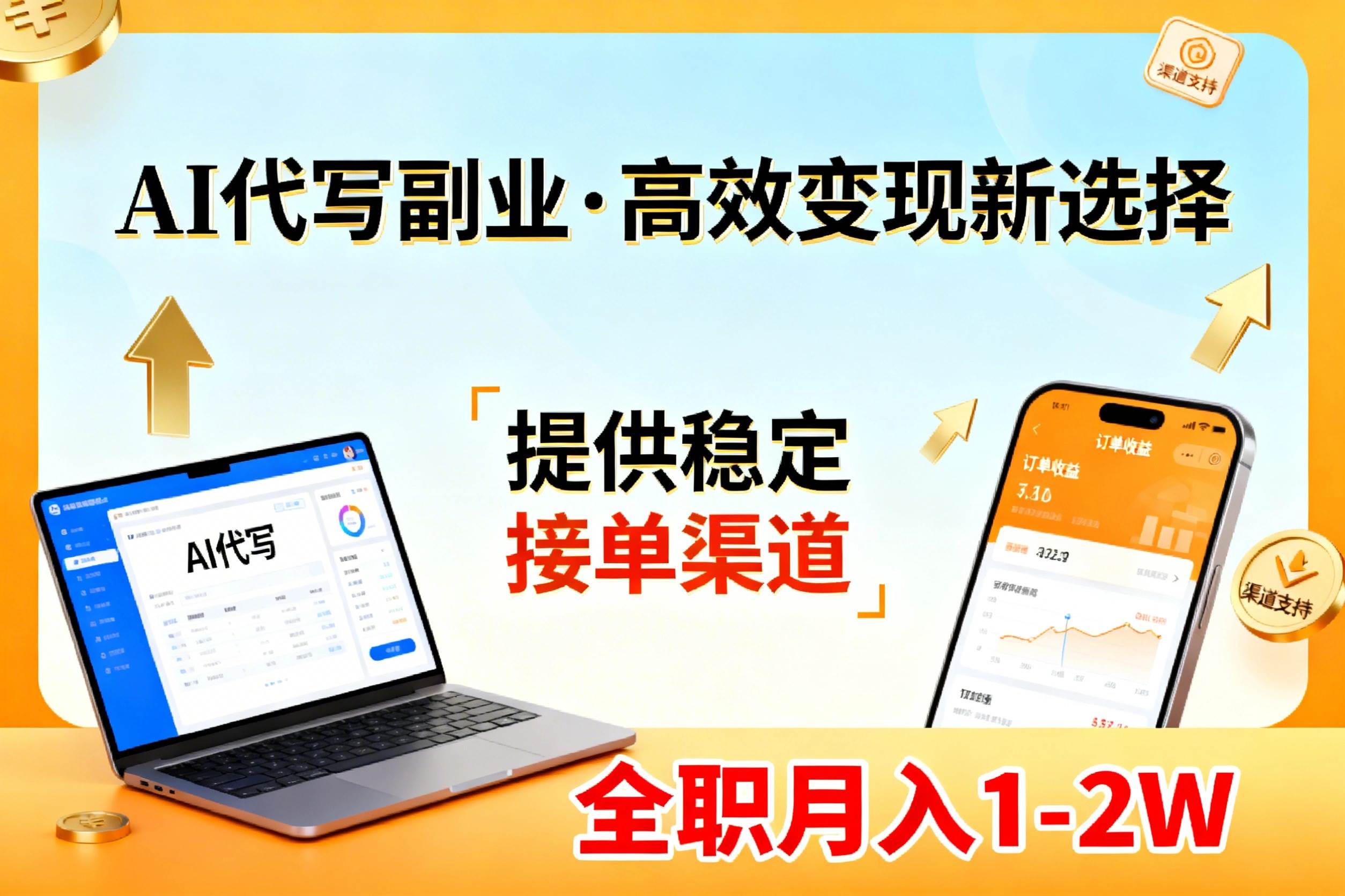 （17446期）AI代写副业，高效变现，提供渠道，永不失业副业兼职 全职月入1-2W【SOP手册】-皓哥创业笔记