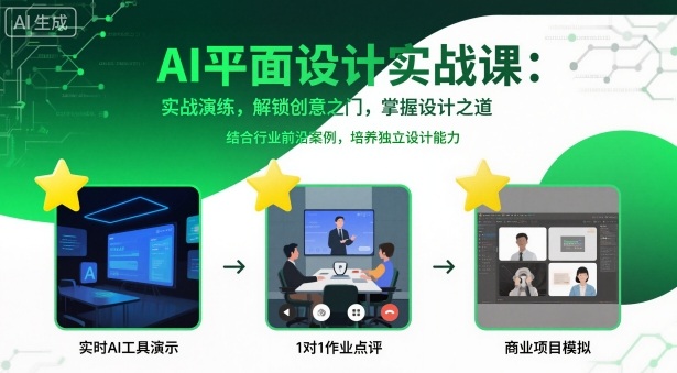 AI平面设计实战课,实战演练,解锁创意之门,掌握设计之道-皓哥创业笔记