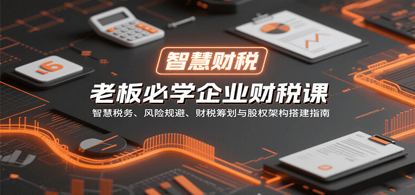 老板必学企业财税课：智慧税务、风险规避、财税筹划与股权架构搭建指南-皓哥创业笔记