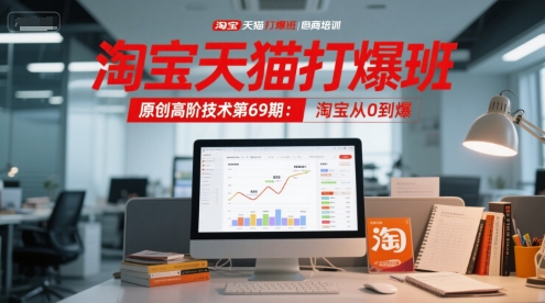 淘宝天猫打爆班原创高阶技术第69期:淘宝从0到爆-皓哥创业笔记