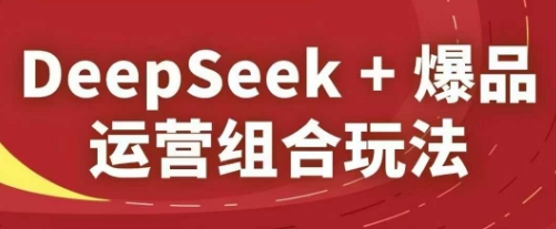 DeepSeek+爆品运营组合玩法，2025淘系精品课-皓哥创业笔记