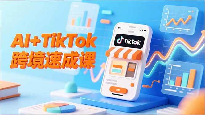 （16745期）AI+TikTok跨境速成课，智能翻译、店铺定位、流程拆解，7天高效上线运营-皓哥创业笔记