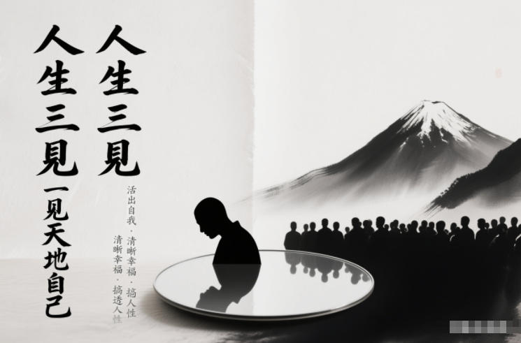 人生三见一见天地见众生见自己，活出自我拥有清晰幸福人生，搞透人性-皓哥创业笔记