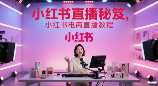 小红书直播秘笈,小红书电商直播教程-皓哥创业笔记