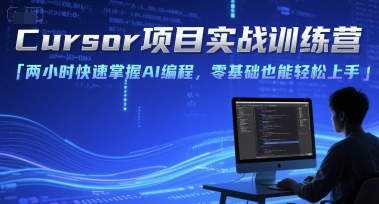 Cursor项目实战训练营，两小时快速掌握AI编程，零基础也能轻松上手-皓哥创业笔记