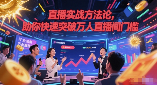直播实战方法论，助你快速突破万人直播间门槛-皓哥创业笔记