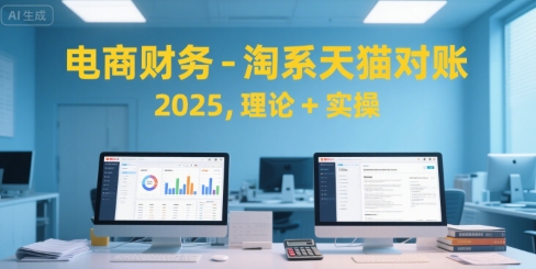 电商财务-淘系天猫对账2025，理论+实操-皓哥创业笔记
