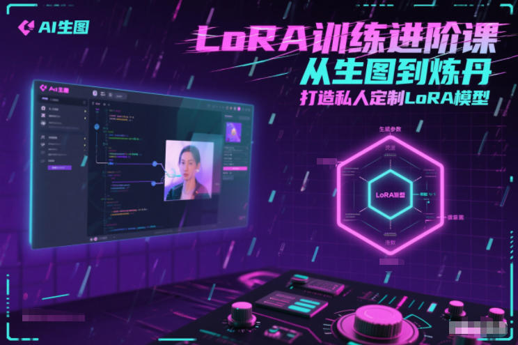LoRA训练进阶课，从生图到炼丹，打造私人定制LoRA模型-皓哥创业笔记