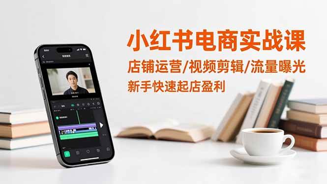 （16536期）小红书电商实战课：店铺运营/视频剪辑/流量曝光，新手快速起店盈利-皓哥创业笔记