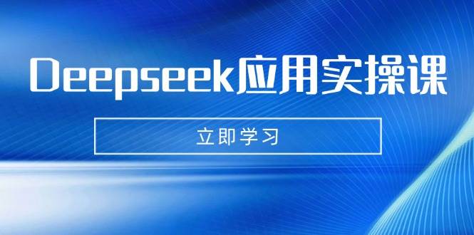 Deepseek应用实操课：AI制作数字妈妈、写真、短视频，辅导作业，PPT制作等-皓哥创业笔记