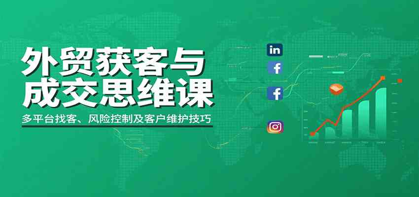 外贸获客与成交思维课：多平台找客、风险控制及客户维护技巧-皓哥创业笔记