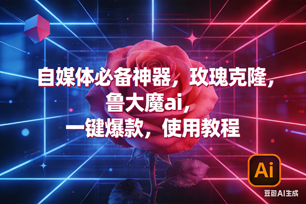 （17285期）玫瑰克隆神器，ai鲁大魔，自媒体必备工具，一键爆款神器，详细教程。-皓哥创业笔记