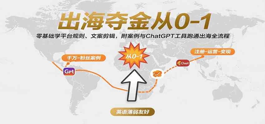 出海夺金从0-1：零基础学平台规则、文案剪辑，附案例与ChatGPT工具跑通出海全流程-皓哥创业笔记