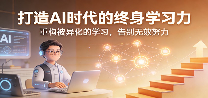 打造AI时代的终身学习力：重构被异化的学习，告别无效努力-皓哥创业笔记