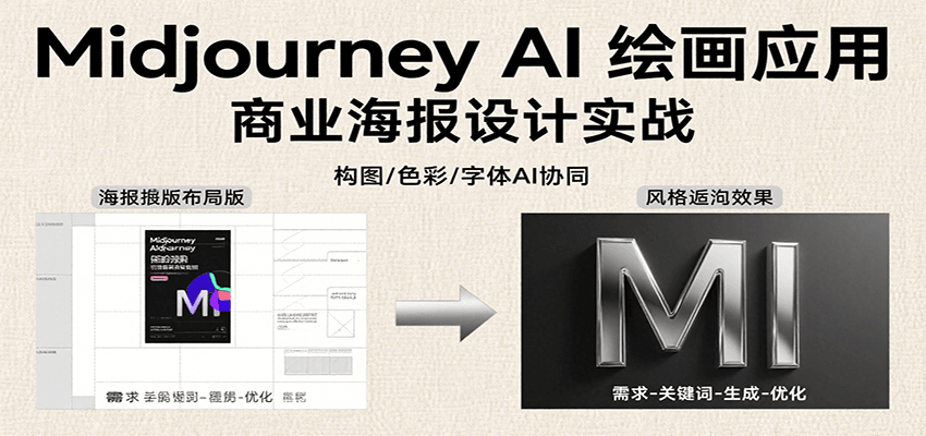 Midjourney AI绘画应用，关键词指令解析、漫画头像制作、海报设计、3D人物生成等-皓哥创业笔记