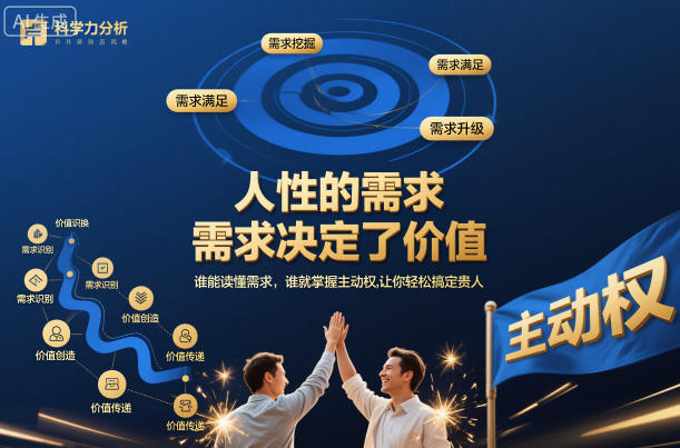 人性的需求，需求决定了价值，谁能读懂需求，谁就掌握主动权，让你轻松搞定贵人【文档】-皓哥创业笔记