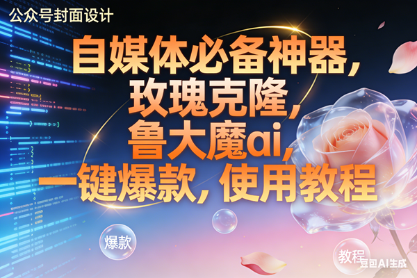 （17242期）玫瑰克隆神器，ai鲁大魔，自媒体必备工具，一键爆款神器，详细教程。-皓哥创业笔记