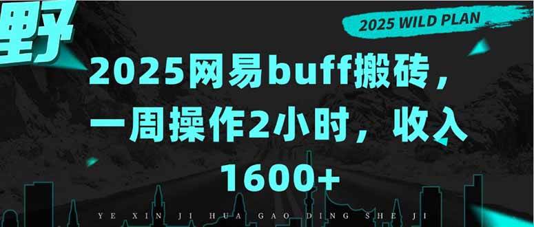 （15666期）2025网易buff搬砖，一周操作2小时，收入1600+-皓哥创业笔记