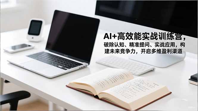 AI+高效能实战训练营,破除认知、精准提问、实战应用,构建未来竞争力,开启多维盈利渠道-皓哥创业笔记