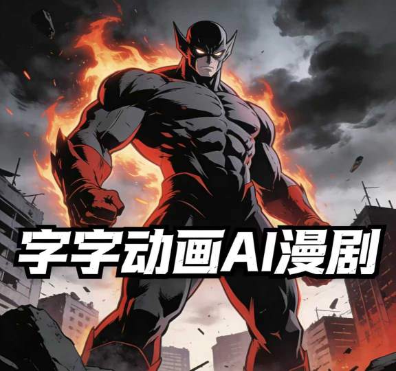 字字动画AI漫剧2026年第1期系统课程，小白看完就能学会实操的漫剧课，单人月收1-3W-皓哥创业笔记