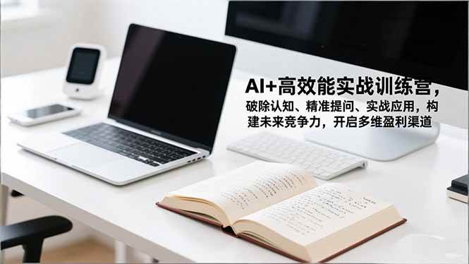 （16635期）AI+高效能实战训练营，破除认知、精准提问、实战应用，构建未来竞争力，开启多维盈利渠道-皓哥创业笔记